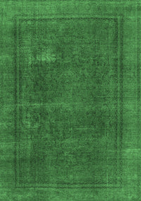 Oriental Emerald Green Industrial Rug, urb954emgrn