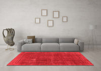 Machine Washable Oriental Red Industrial Rug, wshurb954red