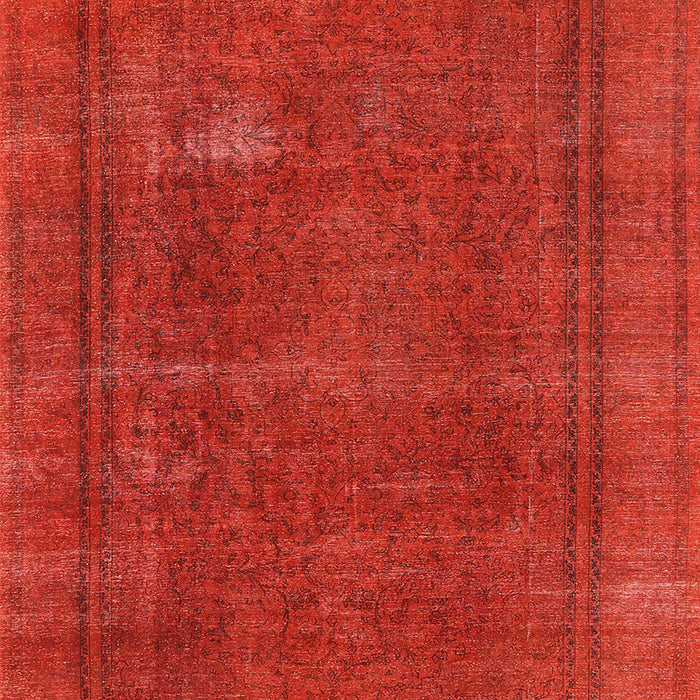 Mid-Century Modern Red Oriental Rug, urb954