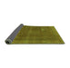 Sideview of Oriental Green Industrial Rug, urb954grn