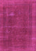 Machine Washable Oriental Purple Industrial Area Rugs, wshurb954pur