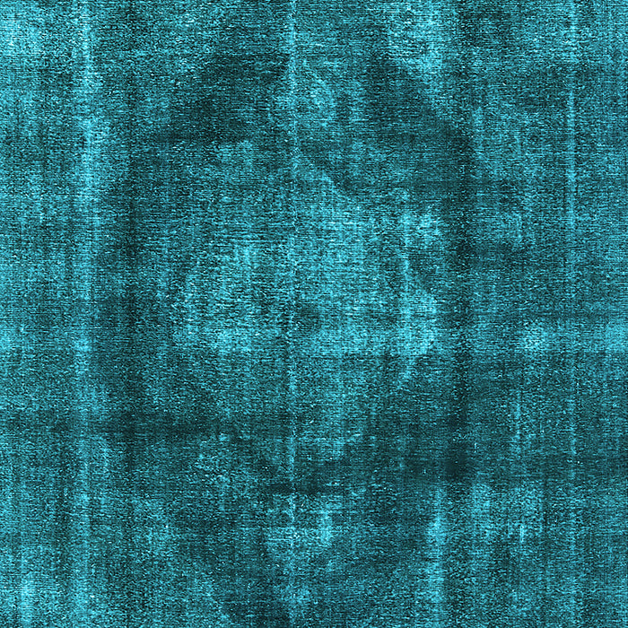 Machine Washable Oriental Light Blue Industrial Rug, wshurb955lblu