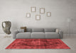 Industrial Red Washable Rugs