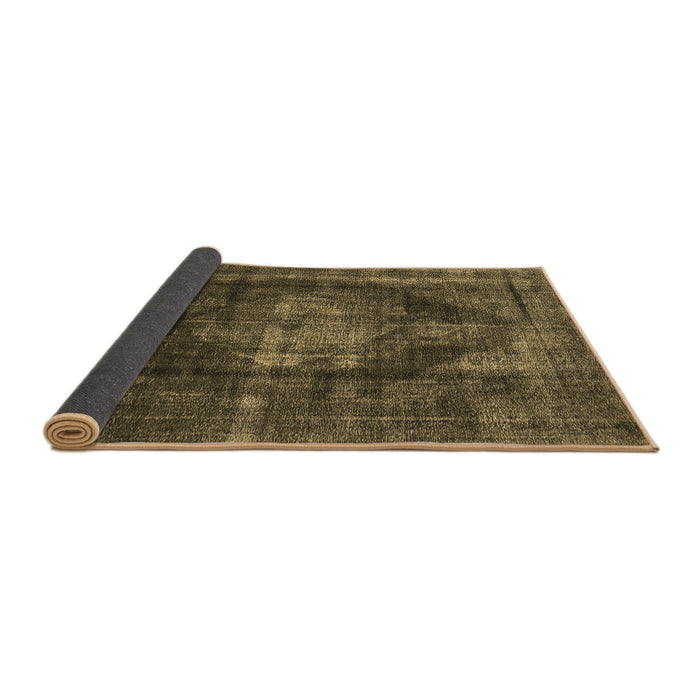 Sideview of Oriental Brown Industrial Rug, urb955brn