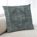 Lifestyle Image of Mid-Century Modern Urban Square Grayish Turquoise Green Throw Pillow, 18 inch by 18 inch, pwurb955