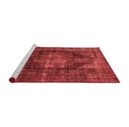 Industrial Red Washable Rugs