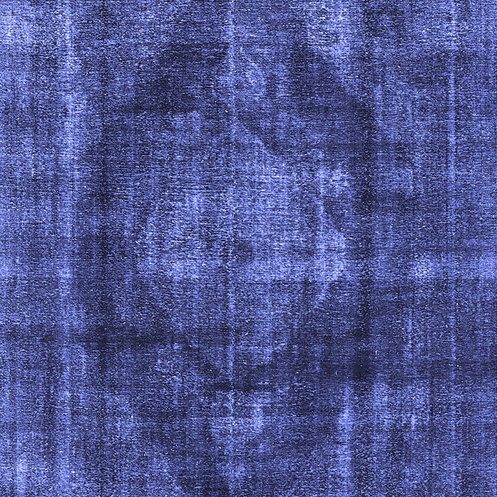 Machine Washable Oriental Blue Industrial Rug, wshurb955blu