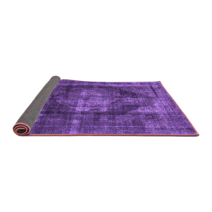 Sideview of Oriental Purple Industrial Rug, urb955pur