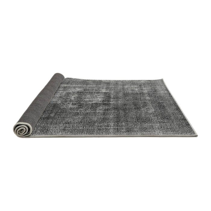 Sideview of Oriental Gray Industrial Rug, urb956gry