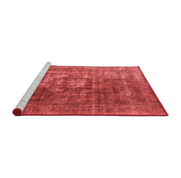 Industrial Red Washable Rugs