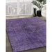 Machine Washable Industrial Modern Purple Rug in a Family Room, wshurb957