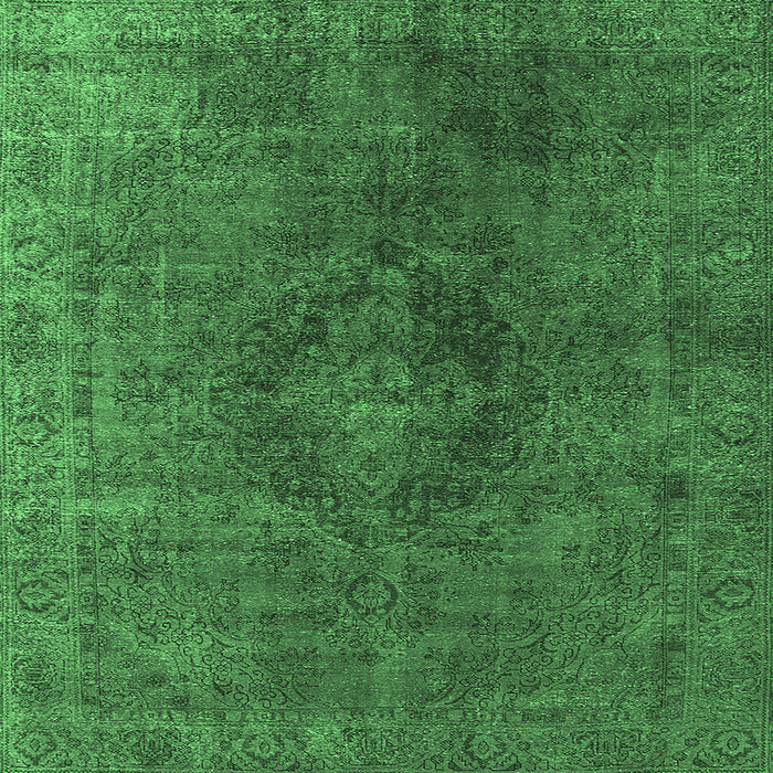 Square Persian Emerald Green Bohemian Rug, urb957emgrn