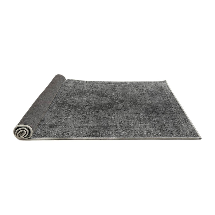 Sideview of Persian Gray Bohemian Rug, urb957gry
