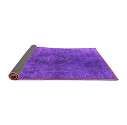Sideview of Persian Purple Bohemian Rug, urb957pur