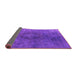 Sideview of Persian Purple Bohemian Rug, urb957pur