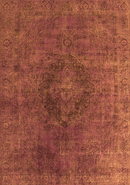 Persian Orange Bohemian Rug, urb957org