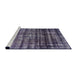 Sideview of Machine Washable Industrial Modern Purple Haze Purple Rug, wshurb958