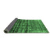 Sideview of Persian Emerald Green Bohemian Rug, urb958emgrn