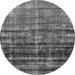 Round Persian Gray Bohemian Rug, urb958gry