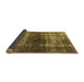 Sideview of Oriental Brown Industrial Rug, urb959brn