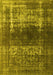 Oriental Yellow Industrial Rug, urb959yw