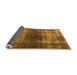 Sideview of Oriental Orange Industrial Rug, urb959org