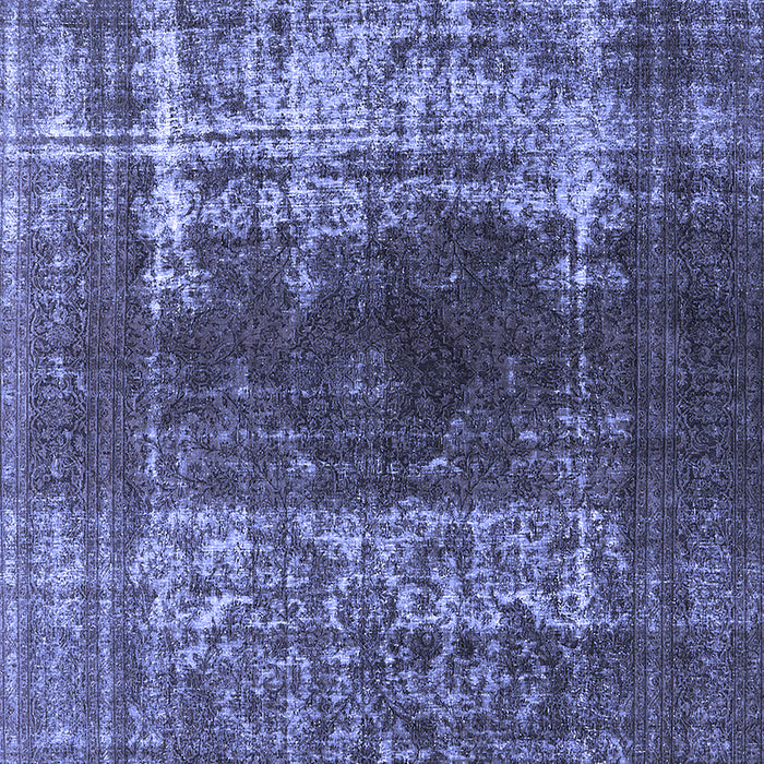 Oriental Blue Industrial Rug, urb959blu