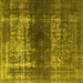 Square Oriental Yellow Industrial Rug, urb959yw