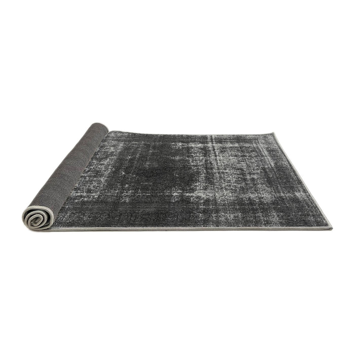 Sideview of Oriental Gray Industrial Rug, urb959gry
