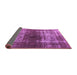 Sideview of Oriental Purple Industrial Rug, urb959pur