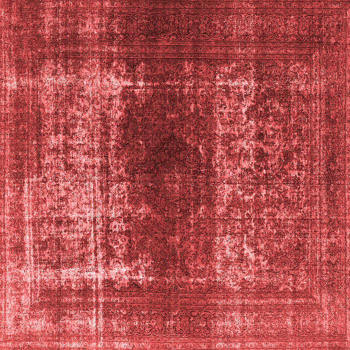Machine Washable Oriental Red Industrial Rug, wshurb959red