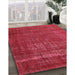 Machine Washable Industrial Modern Red Rug in a Family Room, wshurb960