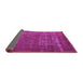 Sideview of Oriental Purple Industrial Rug, urb960pur