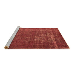 Sideview of Machine Washable Oriental Brown Industrial Rug, wshurb960brn