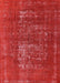 Mid-Century Modern Red Oriental Rug, urb961