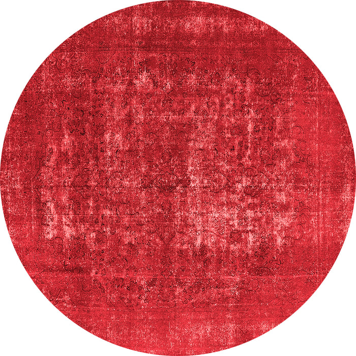 Machine Washable Oriental Red Industrial Rug, wshurb961red