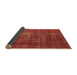 Sideview of Oriental Brown Industrial Rug, urb961brn