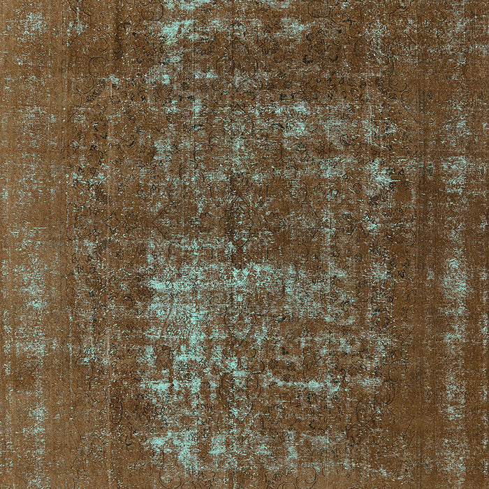 Oriental Turquoise Industrial Rug, urb961turq