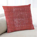Lifestyle Image of Mid-Century Modern Urban Square Red Throw Pillow, 18 inch by 18 inch, pwurb961