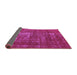 Sideview of Oriental Purple Industrial Rug, urb961pur