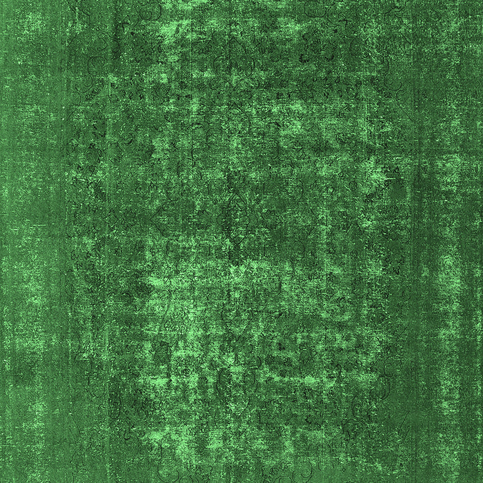 Oriental Emerald Green Industrial Rug, urb961emgrn