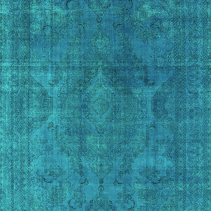 Machine Washable Persian Turquoise Bohemian Area Rugs, wshurb962turq