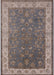 Mid-Century Modern Pink Oriental Rug, urb963