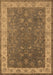 Oriental Brown Traditional Rug, urb963brn