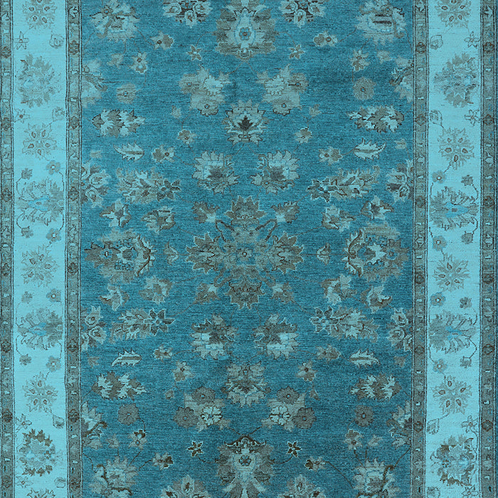 Oriental Light Blue Traditional Rug, urb963lblu
