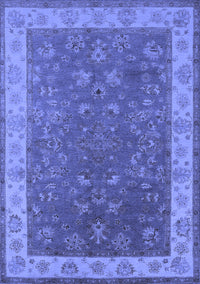 Oriental Blue Traditional Rug, urb963blu