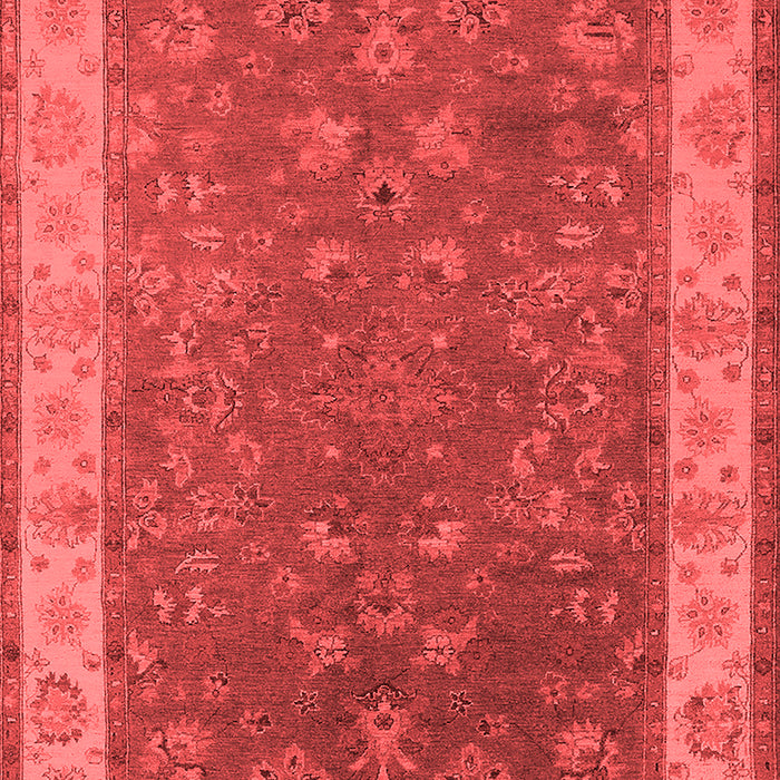 Machine Washable Oriental Red Traditional Rug, wshurb963red