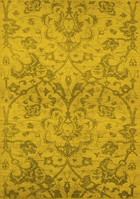 Oriental Yellow Industrial Rug, urb964yw