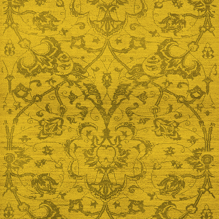 Oriental Yellow Industrial Rug, urb964yw