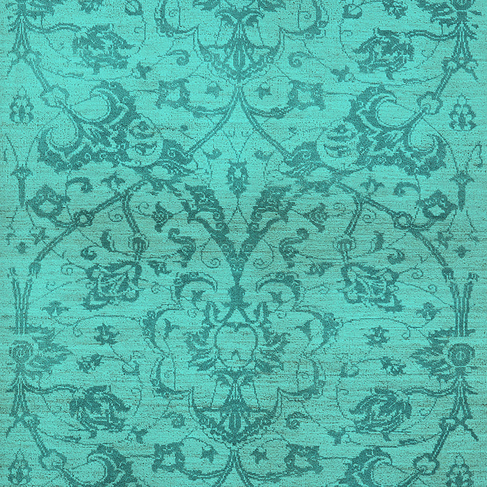 Oriental Turquoise Industrial Rug, urb964turq
